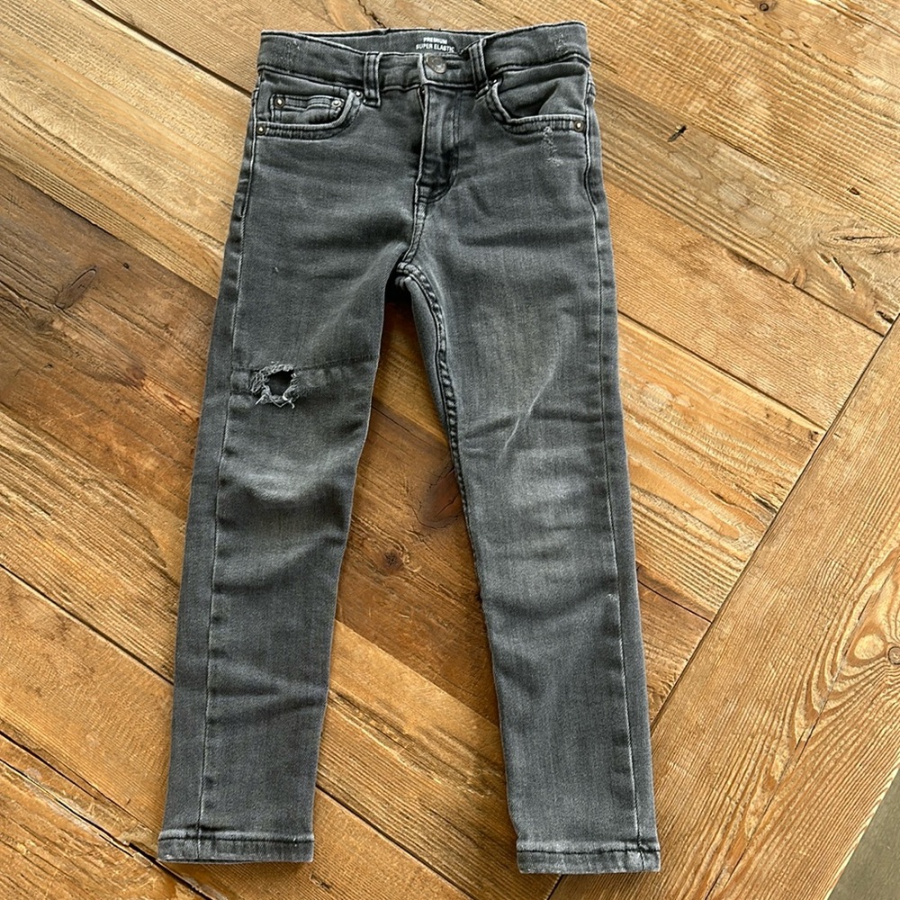 Zara Boys Skinny Black Jeans. Adjustable Waist!